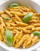 Vegan Roasted Red Pepper Pasta