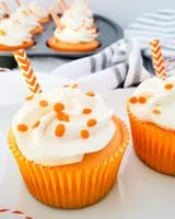 Orange Creamsicle Cupcakes