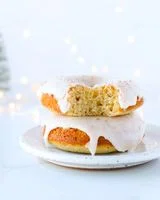 Baked Eggnog Donuts