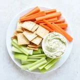 3-Ingredient Pesto Goat Cheese Dip