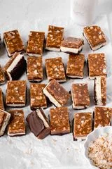 Homemade Samoa Bars