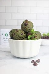 Matcha Mint Chocolate Chip Energy Bites