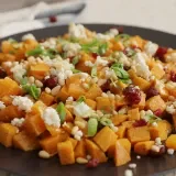 Warm Sweet Potato Salad with Orange Vinaigrette