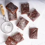 Healthy Chocolate Banana Brownies