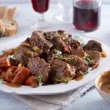 Slow Cooker Balsamic-Red Wine Pot Roast