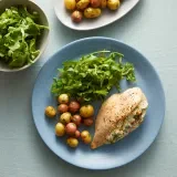 Cheesy Spinach-Artichoke Stuffed Chicken Breasts