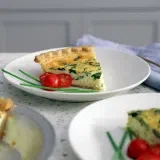 Spinach and Cheese Quiche