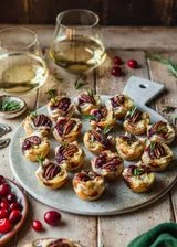 5-Ingredient Cranberry Brie Tartlets