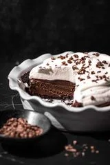 No Bake Chocolate Mousse Pie