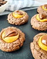 Buckeye Brownie Cookies