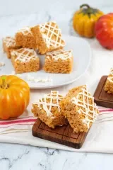 Pumpkin Rice Krispie Treats