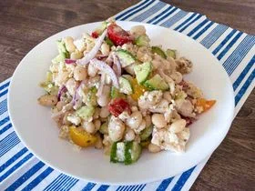 This High-Protein Greek Salad Will Be on Repeat All Summer Long