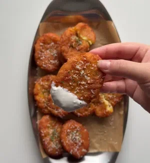 Crispy Garlic Parmesan Hash Browns