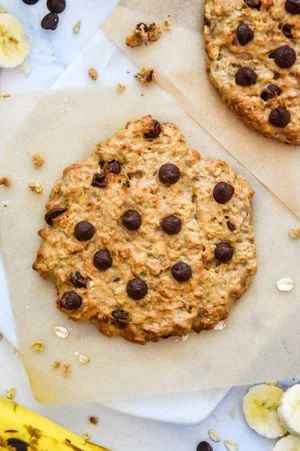 Air Fryer Banana Oatmeal Cookie For One