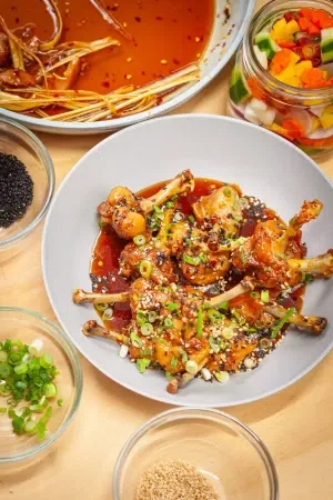 Sticky Lollipop Chicken Wings
