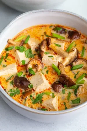Creamy Coconut Tofu Soup