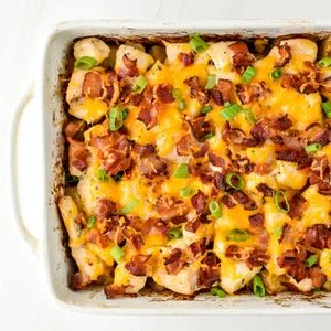 Chicken Bacon Ranch Potato Bake