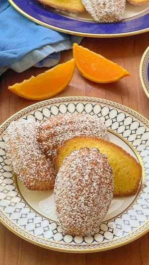French Citrus Madeleines with Orange Flower Water