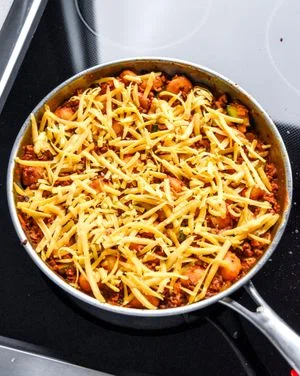 One-Pan Soy Chorizo Gnocchi Skillet