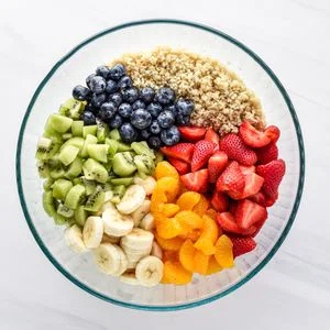 Quinoa Mint Fruit Salad