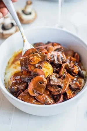 Mushrooms Bourguignon