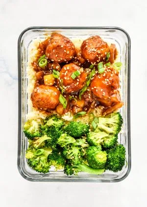 Homemade Pineapple Teriyaki Chicken Meatballs