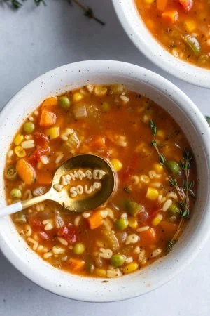 Homemade Alphabet Soup Recipe