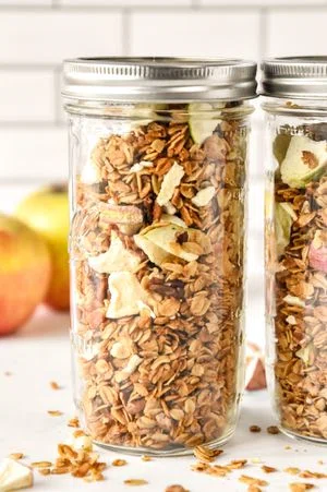 Homemade Apple Pie Spiced Granola