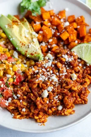Street Corn Tofu Bowls
