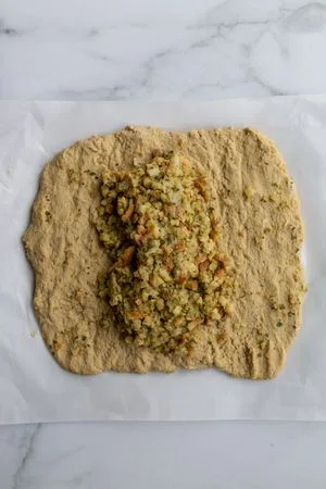 Stuffed Vegan “Turkey”