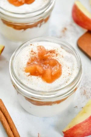 Cinnamon Apple Whipped Yogurt Cups