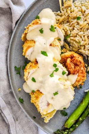 Air Fryer Chicken Cordon Bleu