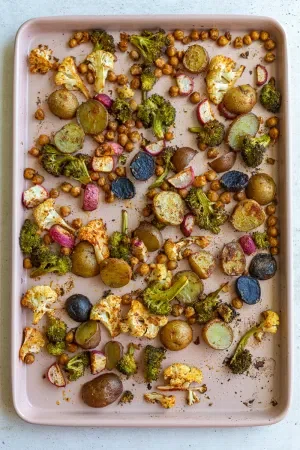 Roasted Veggie Tzatziki Bowls