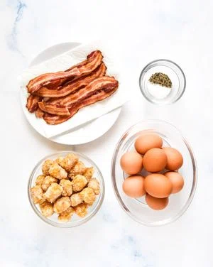 Tater Tot Crust Baked Egg Cups