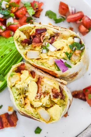 Meal Prep California Style Breakfast Burritos