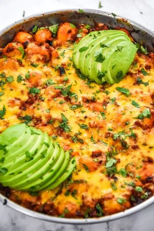 One-Pan Soy Chorizo Gnocchi Skillet