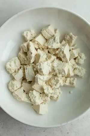 Crispy Orange Tofu (vegan)