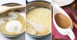 Turkey Gravy from the Drippings