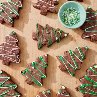 Christmas Tree Brownies