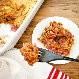 Pineapple Dump Cake with Cherries