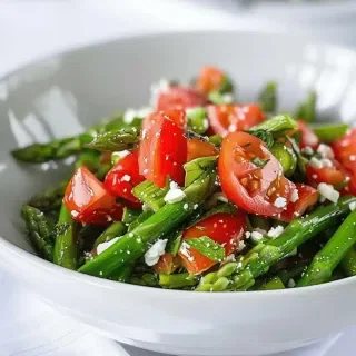 Cold Asparagus Salad with Tomatoes