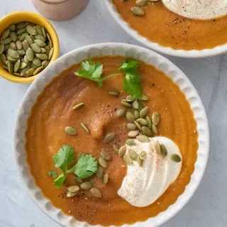 Spiced Carrot Cauliflower Soup