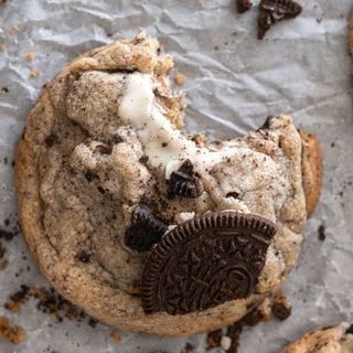 Bakery-Style Brown Butter Cookies and Cream Cookies