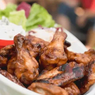 Grilled Crispy Chicken Wings