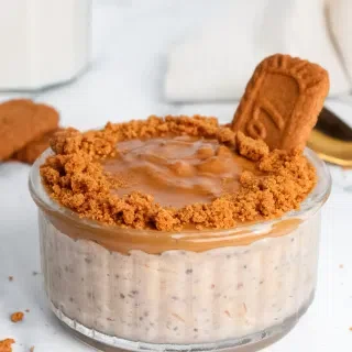 Biscoff Protein Overnight Oats