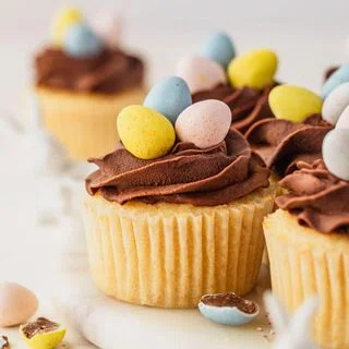 Easy Small Batch Easter Egg Cupcakes