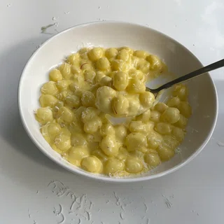 Creamy Saffron Gnocchi