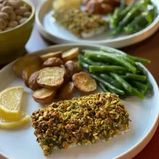 Pistachio-Crusted Mahi Mahi