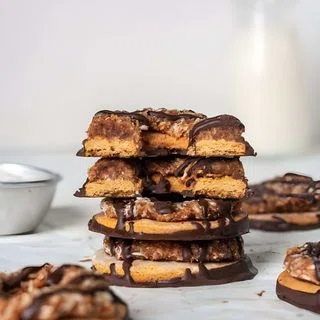 Paleo Gluten Free Samoa Cookies