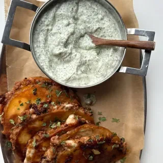 Homemade Cilantro Lime Sauce